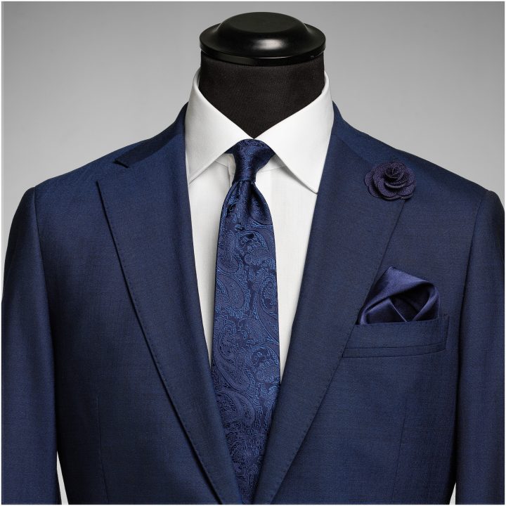 Slips Solid Paisley Marinblå J.Harvest & Frost No size – bild 2
