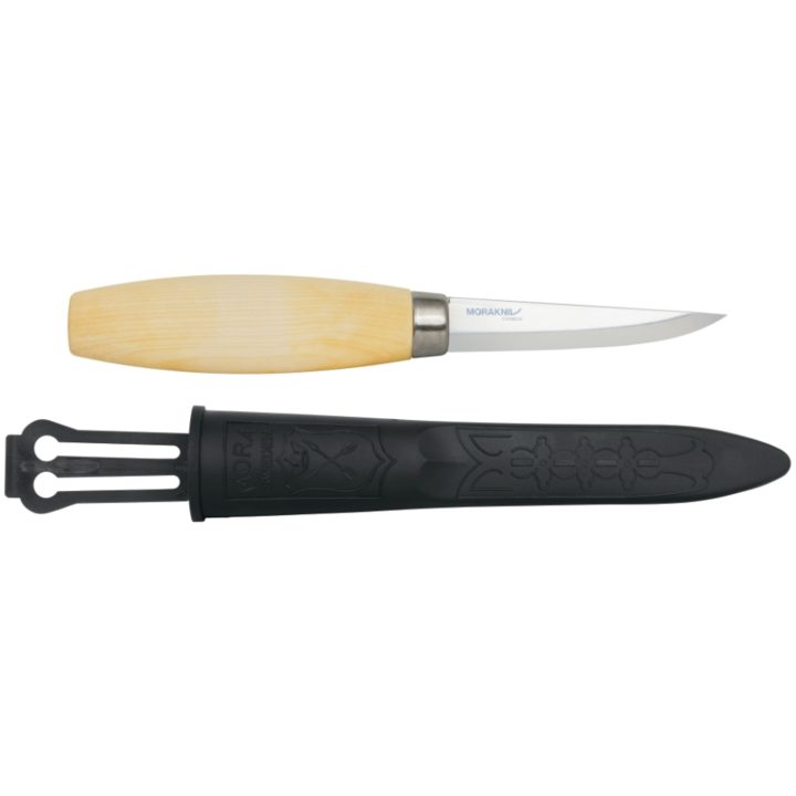 Slöjdkniv 106 Kolstål Natur MORA 82 mm – bild 3