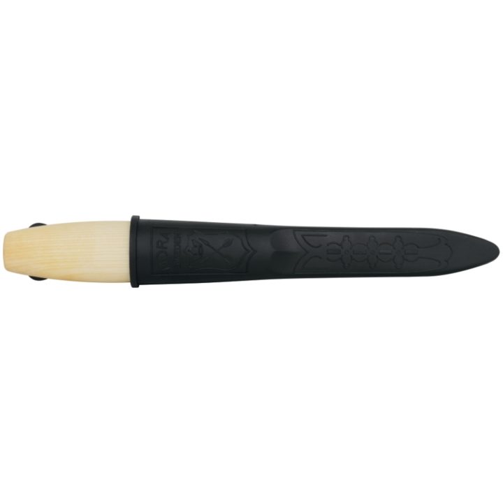 Slöjdkniv 106 Kolstål Natur MORA 82 mm – bild 2