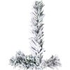 Smal halv plastgran med snö 150 cm vidaXL 150 x 44 cm – miniatyr 5