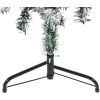 Smal halv plastgran med snö 150 cm vidaXL 150 x 44 cm – miniatyr 7