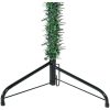 Smal halv plastgran med stativ grön 180 cm vidaXL 180 x 49 cm – miniatyr 6