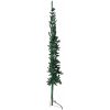 Smal halv plastgran med stativ grön 240 cm vidaXL 240 x 61 cm – miniatyr 5