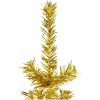 Smal halv plastgran med stativ guld 180 cm vidaXL 180 x 49 cm – miniatyr 5