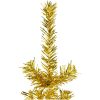 Smal halv plastgran med stativ guld 210 cm vidaXL 210 x 56 cm – miniatyr 4