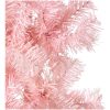 Smal halv plastgran med stativ rosa 120 cm vidaXL 120 x 40 cm – miniatyr 8