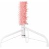 Smal halv plastgran med stativ rosa 150 cm vidaXL 150 x 45 cm – miniatyr 7