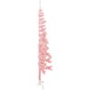 Smal halv plastgran med stativ rosa 180 cm vidaXL 180 x 49 cm – miniatyr 5