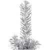 Smal halv plastgran med stativ silver 120 cm vidaXL 120 x 40 cm – miniatyr 5