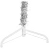 Smal halv plastgran med stativ silver 120 cm vidaXL 120 x 40 cm – miniatyr 7