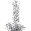 Smal halv plastgran med stativ silver 180 cm vidaXL 180 x 49 cm – miniatyr 6