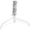 Smal halv plastgran med stativ silver 180 cm vidaXL 180 x 49 cm – miniatyr 8