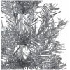 Smal halv plastgran med stativ silver 210 cm vidaXL 210 x 56 cm – miniatyr 5