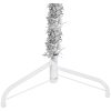 Smal halv plastgran med stativ silver 240 cm vidaXL 240 x 61 cm – miniatyr 7