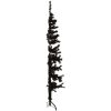 Smal halv plastgran med stativ svart 120 cm vidaXL 120 x 40 cm – miniatyr 4