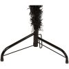 Smal halv plastgran med stativ svart 180 cm vidaXL 180 x 49 cm – miniatyr 6