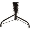 Smal halv plastgran med stativ svart 210 cm vidaXL 210 x 56 cm – miniatyr 6