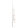 Smal halv plastgran med stativ vit 150 cm vidaXL 150 x 45 cm – miniatyr 3
