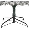Smal julgran med stativ och snö PVC vidaXL 270 cm – miniatyr 5