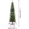 Smal plastgran med fot 210 cm PE vidaXL 210 x 56 cm – miniatyr 7