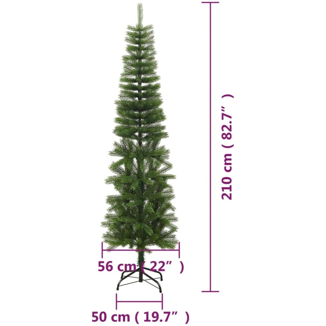Smal plastgran med fot 210 cm PE vidaXL 210 x 56 cm – bild 7
