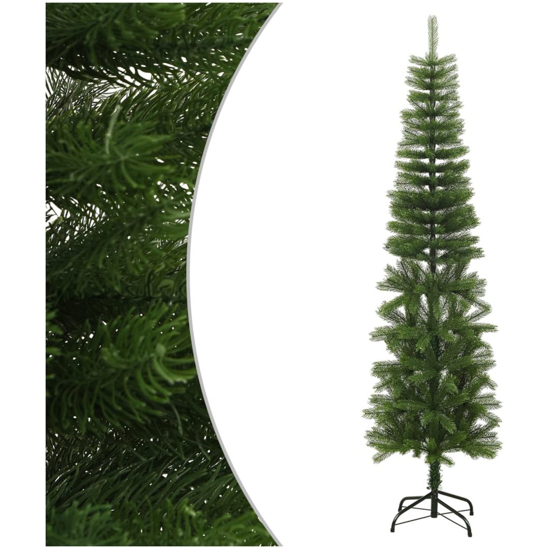 Smal plastgran med fot 210 cm PE vidaXL 210 x 56 cm