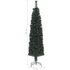 Smal plastgran med fot 240 cm fiberoptik vidaXL 240 x 61 cm – miniatyr 8