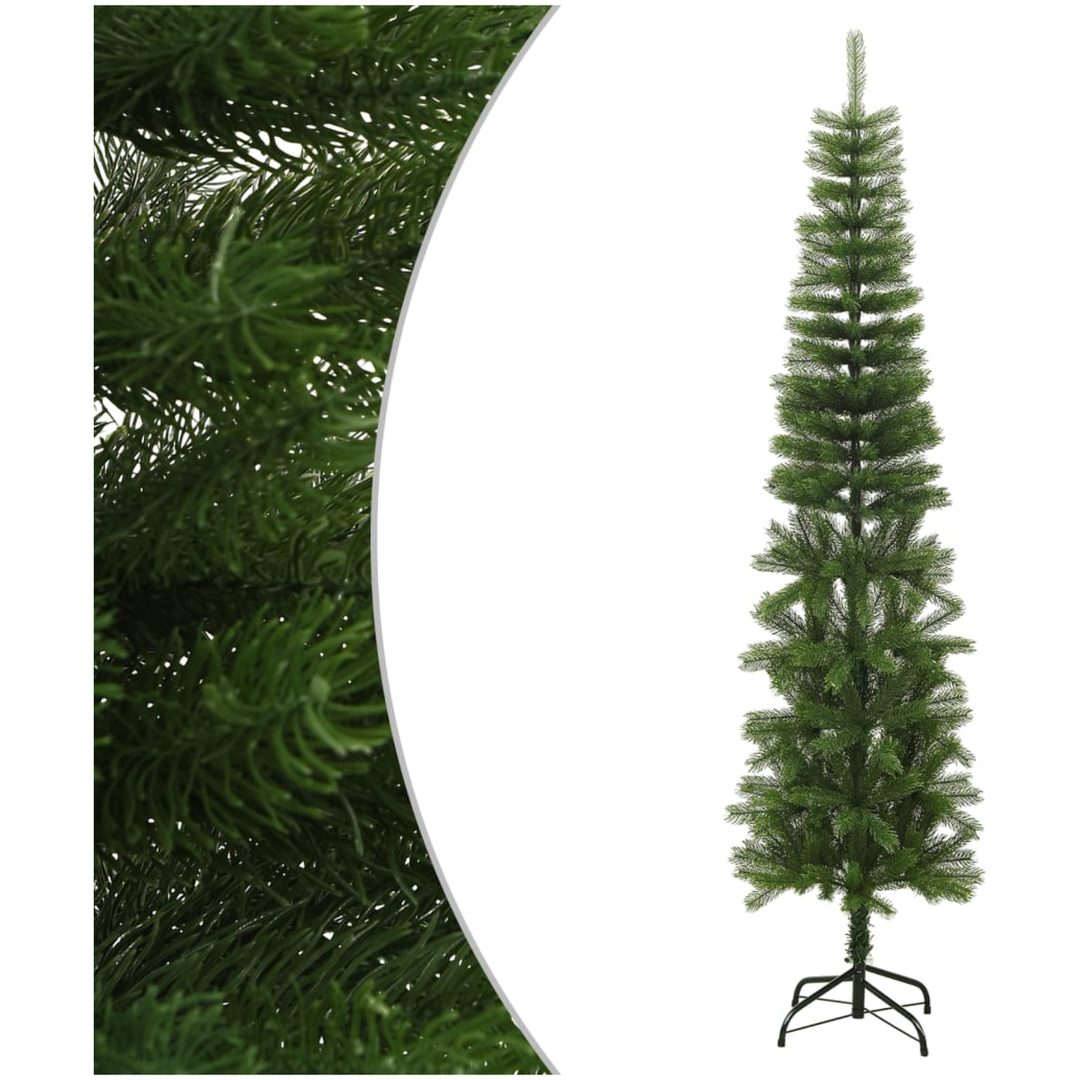 Smal plastgran med fot 240 cm PE vidaXL 240 x 63 cm