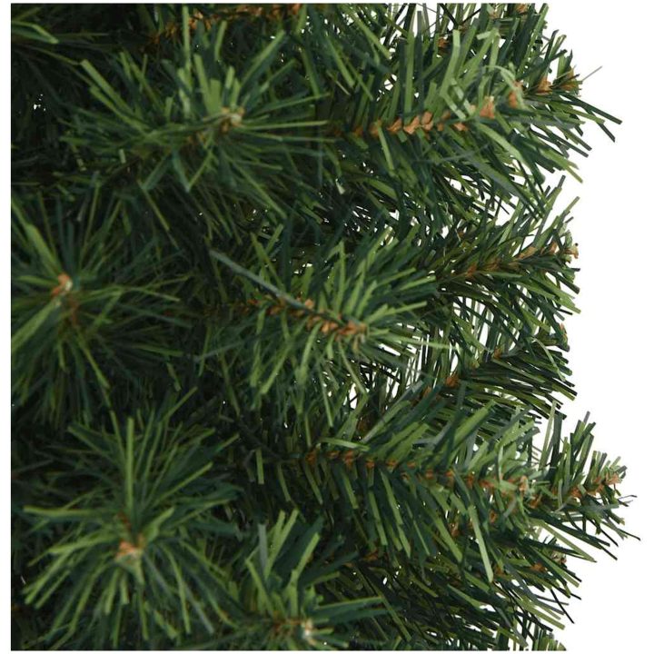 Smal plastgran med fot grön PVC vidaXL 150 cm – bild 4