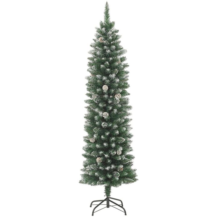 Smal plastgran med fot PVC vidaXL 150 cm – bild 2