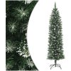 Smal plastgran med fot PVC vidaXL 150 cm – miniatyr 1