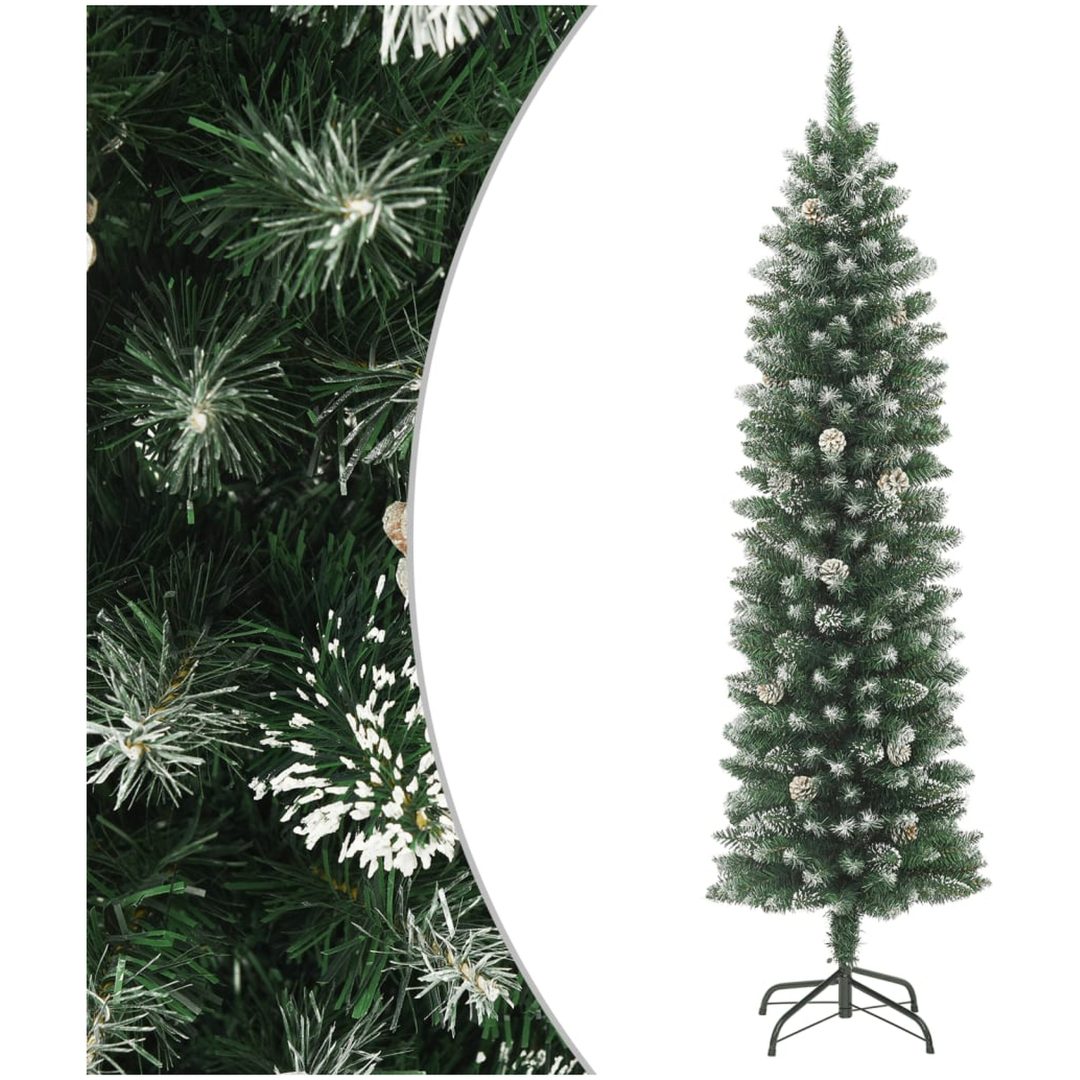 Smal plastgran med fot PVC vidaXL 150 cm