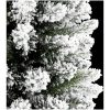 Smal plastgran med snö 150 cm PVC&PE vidaXL 150 cm – miniatyr 5