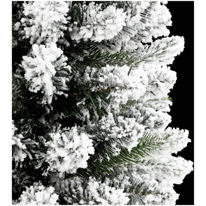 Smal plastgran med snö 150 cm PVC&PE vidaXL 150 cm – bild 5