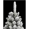 Smal plastgran med snö 150 cm PVC&PE vidaXL 150 cm – miniatyr 7