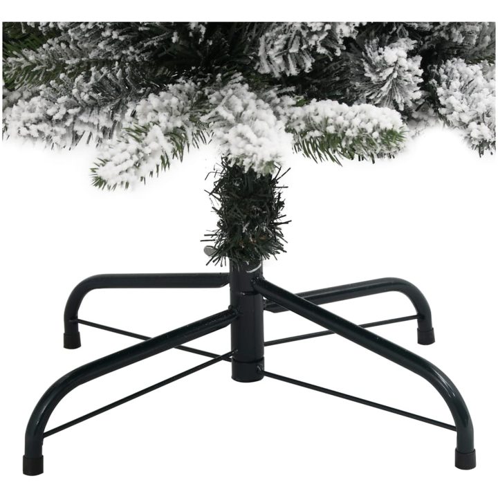 Smal plastgran med snö 180 cm PVC&PE vidaXL 180 cm – bild 6