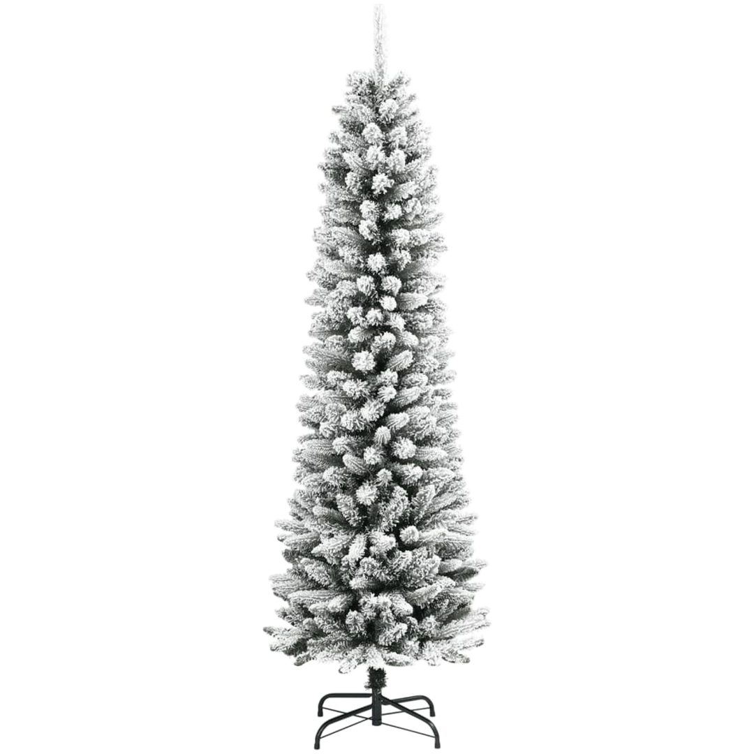 Smal plastgran med snö 210 cm PVC&PE vidaXL 210 cm – bild 2