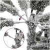 Smal plastgran med snö 210 cm PVC&PE vidaXL 210 cm – miniatyr 4