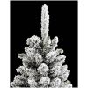 Smal plastgran med snö 210 cm PVC&PE vidaXL 210 cm – miniatyr 7