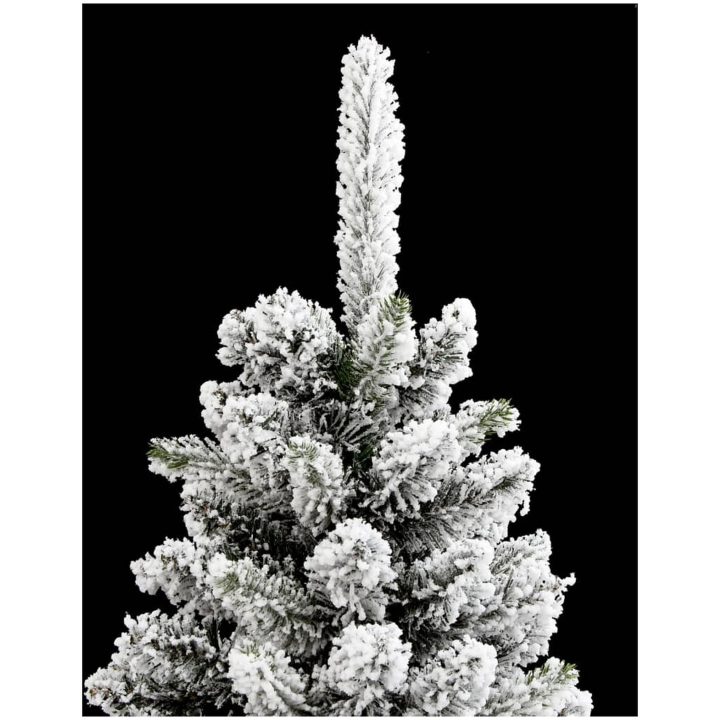 Smal plastgran med snö 210 cm PVC&PE vidaXL 210 cm – bild 7