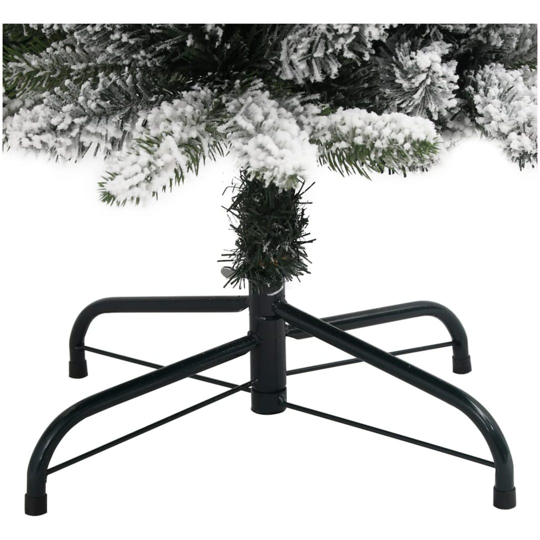 Smal plastgran med snö 240 cm PVC&PE vidaXL 240 cm – bild 6