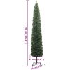 Smal plastgran med stativ PVC vidaXL 270 cm – miniatyr 7