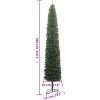 Smal plastgran med stativ PVC vidaXL 300 cm – miniatyr 7