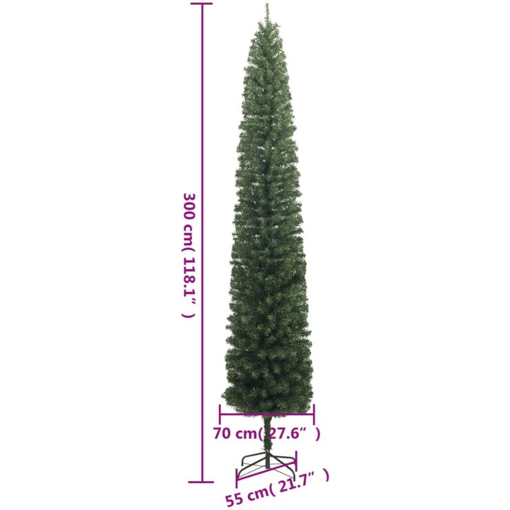 Smal plastgran med stativ PVC vidaXL 300 cm – bild 7