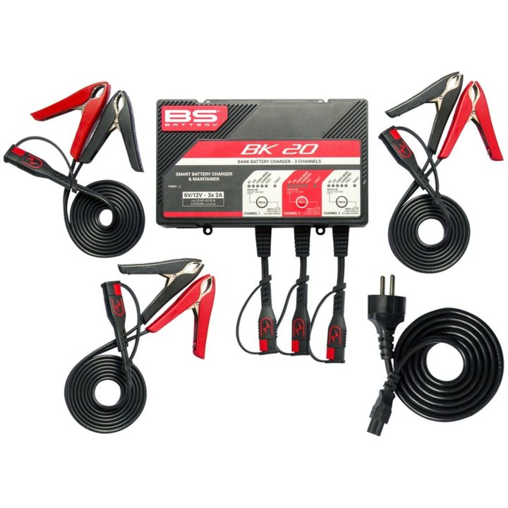 Smart Batteriladdare 6v/12v 3x2a BS BATTERY 6V/12V 3x2A – bild 6
