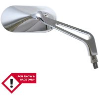smart Handlebar Mirror Chrome Oval (Pair) HIGHSIDER