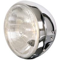 smart smart 7 inch headlight British style, chrome HIGHSIDER