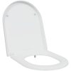 Snabb-utsläpp toalettsits med mjuk stängning Duroplast Vit vidaXL 46 x 36 x 4.3 cm – miniatyr 2
