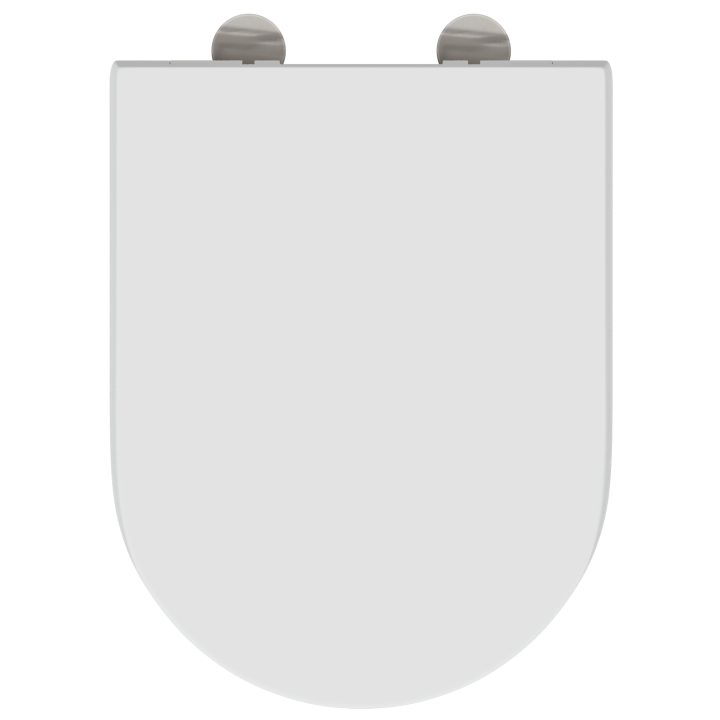 Snabb-utsläpp toalettsits med mjuk stängning Duroplast Vit vidaXL 46 x 36 x 4.3 cm – bild 6