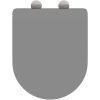 Snabbkoppling Toalettsits med Soft Close i Duroplast, Grå vidaXL 44 x 36 x 3.4 cm – miniatyr 8